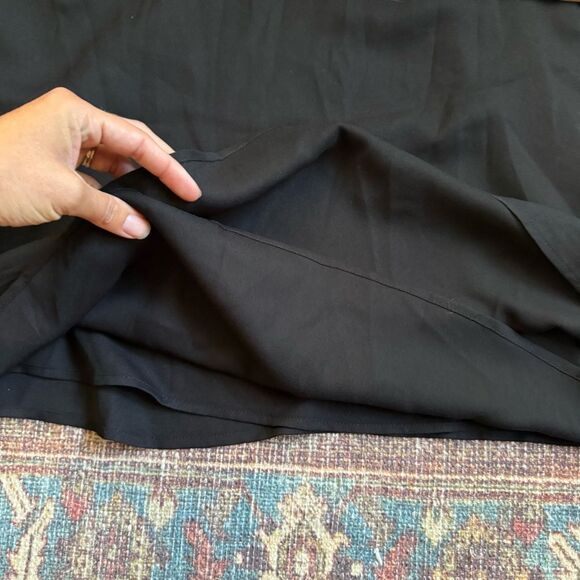 ASOS black size 10 Maternity tank top double layered - Picture 4 of 6